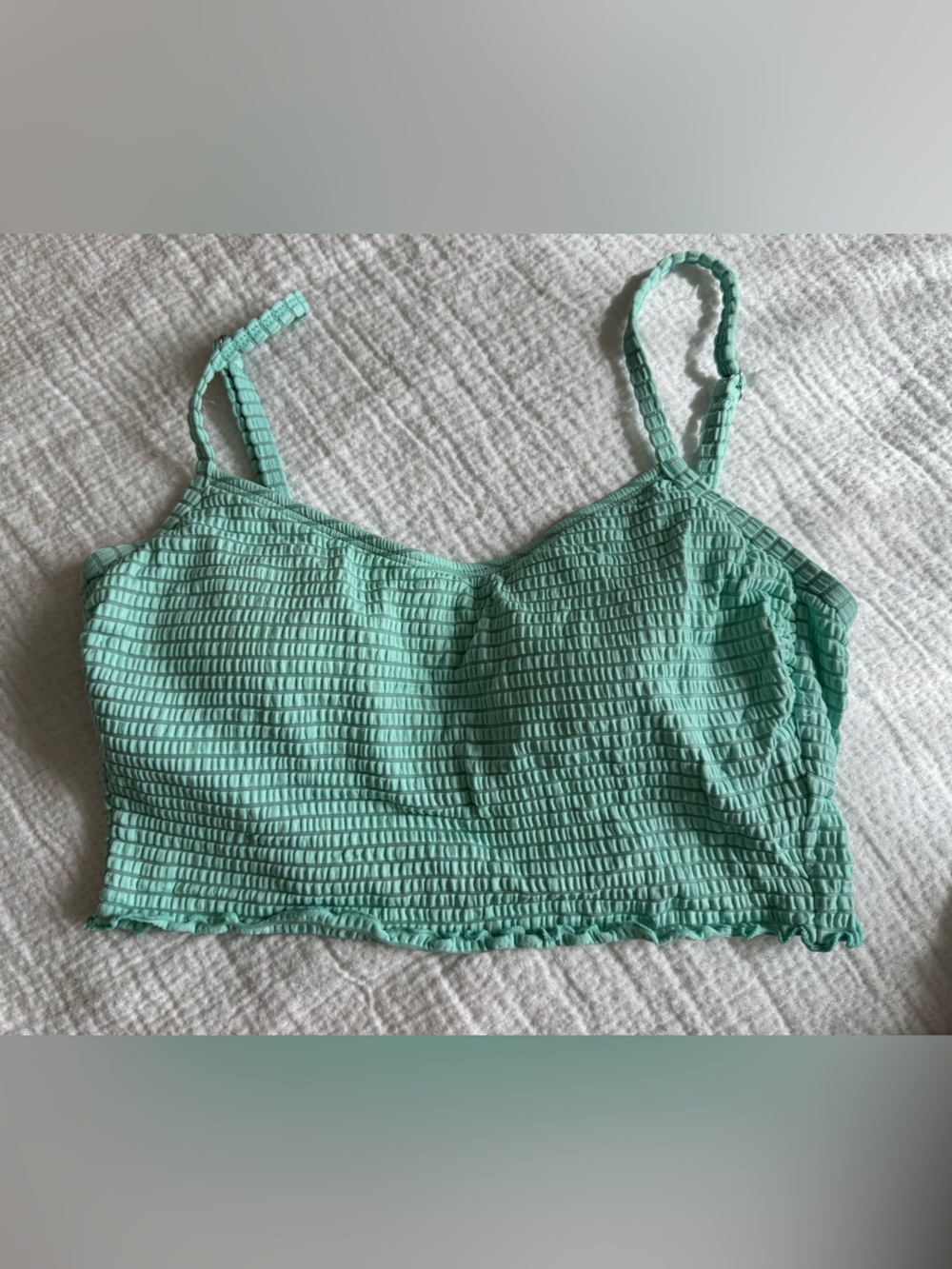 crown & ivy Mint Green Bikini Top